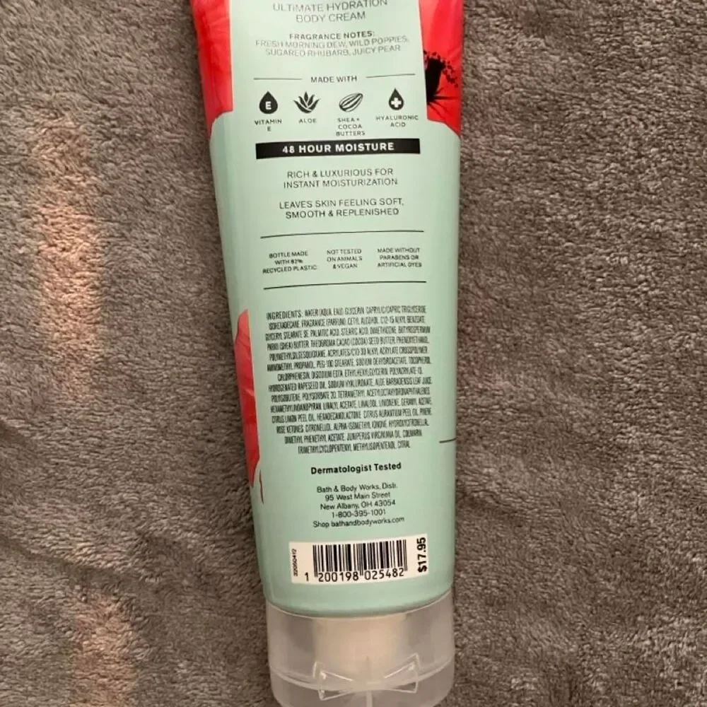 Bath & Body Works Poppy Body Cream